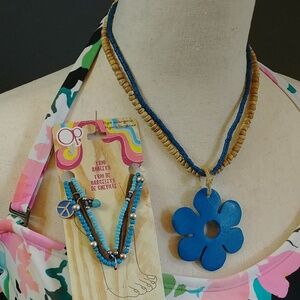 NWT OP Anklet and Necklace Set
